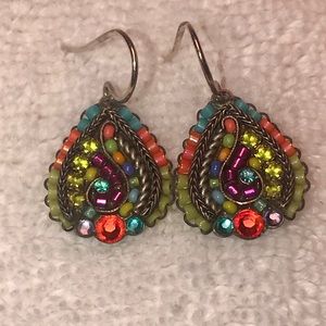 Earrings listed only here. Beautiful beadwork!